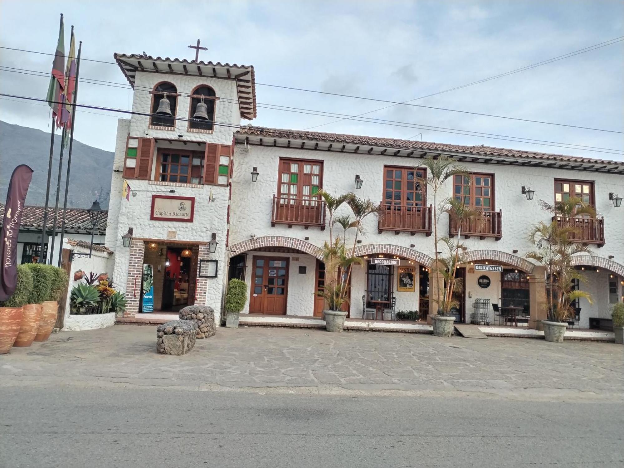 Hotel Capitan Ricaurte Villa de Leyva Dış mekan fotoğraf